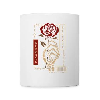 Eternal Bloom – Dark Romance Art - Tasse - Weiß - Vorne