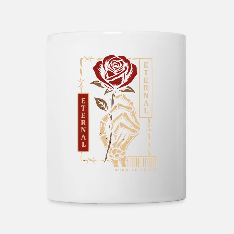 Eternal Bloom – Dark Romance Art - Tasse - Weiß