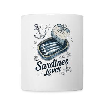 Love Sardines In A Box Fish Sea - Mug - white - Front