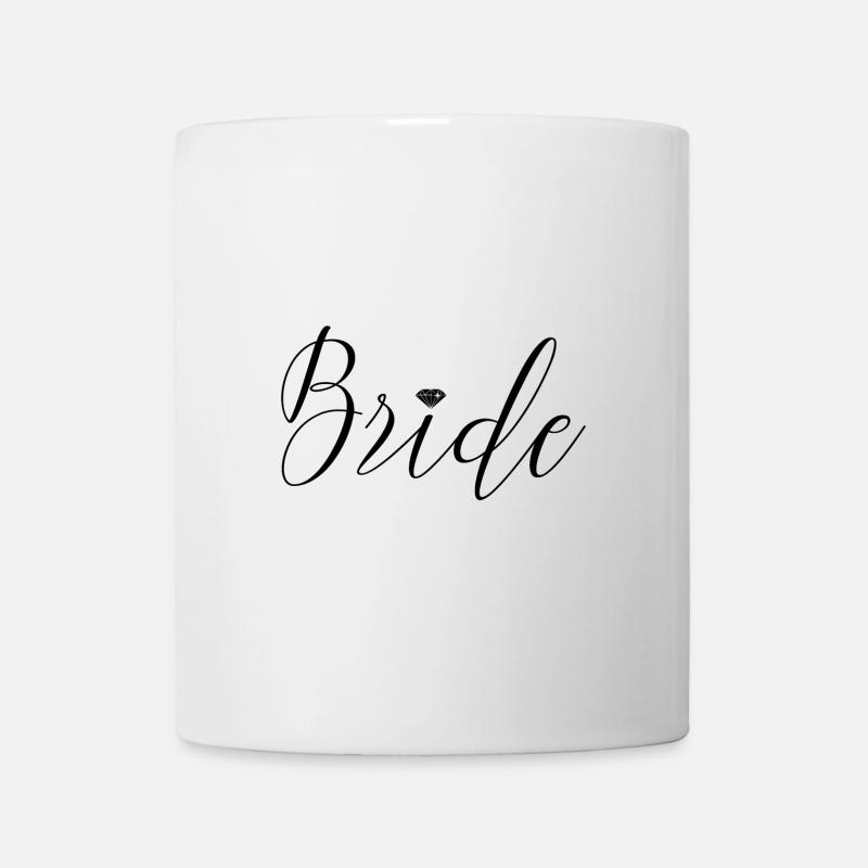 Bride Diamant Braut JGA Hochzeit - Tasse - Weiß