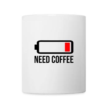 Need Coffee - Tasse - Weiß - Vorne