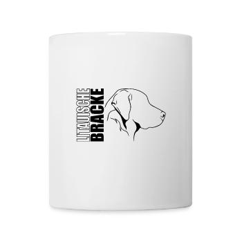 Lituanien Chien De Profil Chiens Chien De Chasse Wilsigns - Mug blanc - blanc - Devant