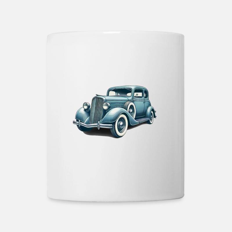 Oldtimer Oldtimer Illustration - Tasse - Weiß