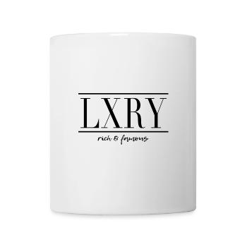 LXRY - Luxury Rich & Famous - Tasse - Weiß - Vorne