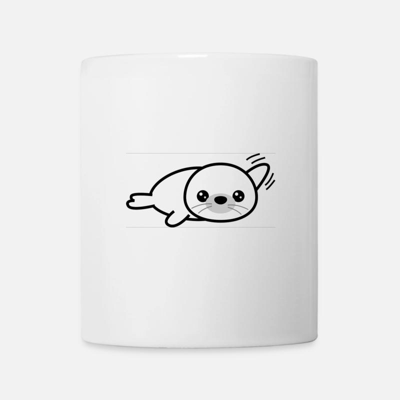 Phoque - Mug blanc - blanc