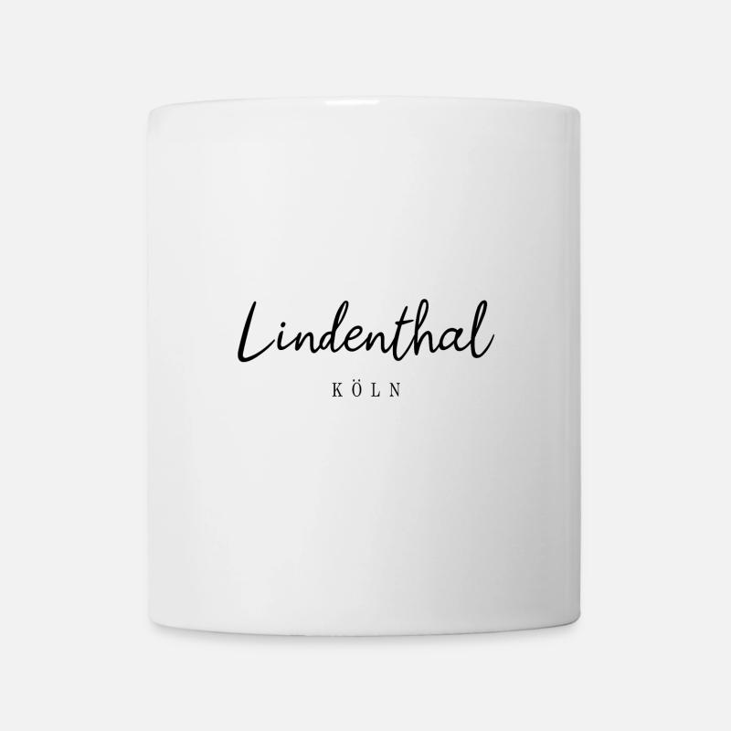 Köln Lindenthal Veedel Stadtteil Bezirk Kölsch - Tasse - Weiß