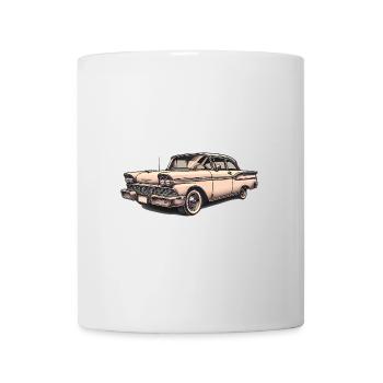 Vintage Classic Car Illustration - Mug - white - Front
