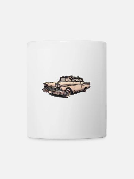 Oldtimer Oldtimer Illustration - Tasse - Weiß