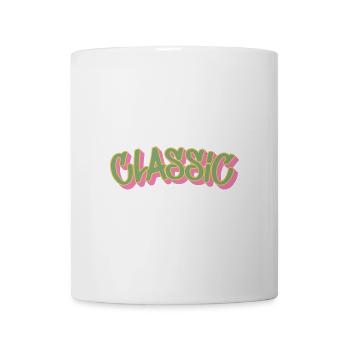 classic Graffiti Classic | Farben änderbar - Tasse - Weiß - Vorne