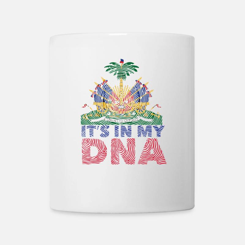 Haïti Fierté haïtienne ADN dans le sang I Gift - Mug blanc - blanc