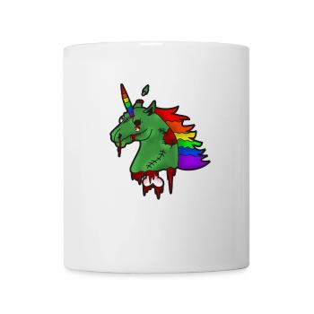 Licorne Zombie - Mug blanc - blanc - Devant