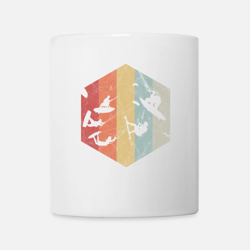 Retro Kiting - Tasse - Weiß