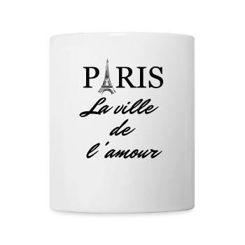 Paris La ville de l'amour - Mug blanc - blanc - Devant