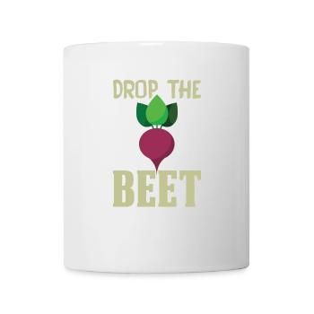 Betterave rouge - Drop the beet - Mug blanc - blanc - Devant