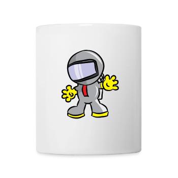 Kühlen funkelnden Astronauten - Tasse - Weiß - Vorne