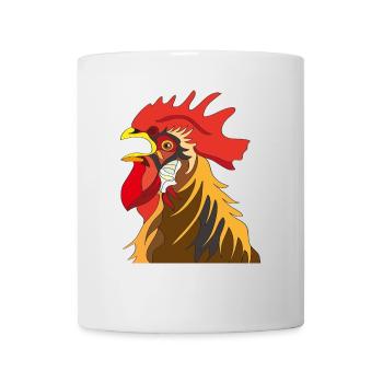 Hahn - Tasse - Weiß - Vorne