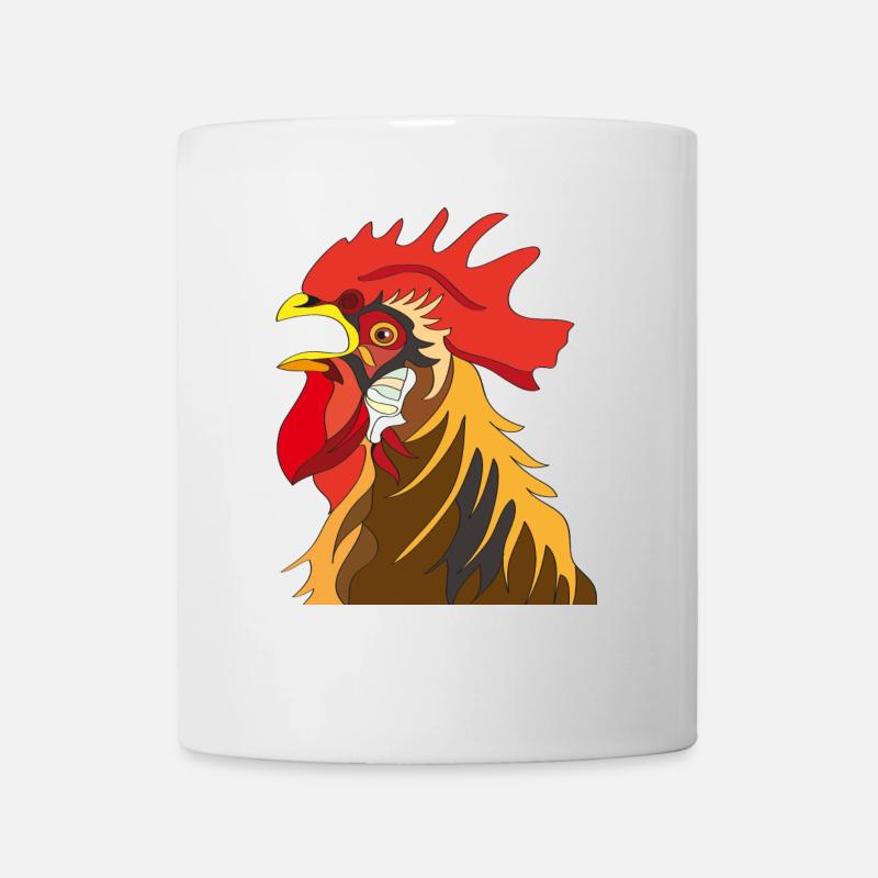 Hahn - Tasse - Weiß