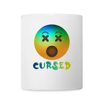 Cursed Emoji Shirt - Tasse - Weiß - Vorne