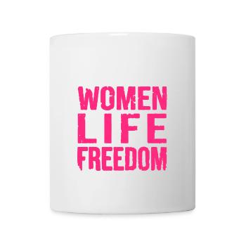 Women life freedom - Tasse - Weiß - Vorne