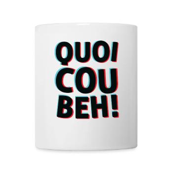 Humour Quoicoubeh t'as les cramptés ? Apayinye - Mug blanc - blanc - Devant