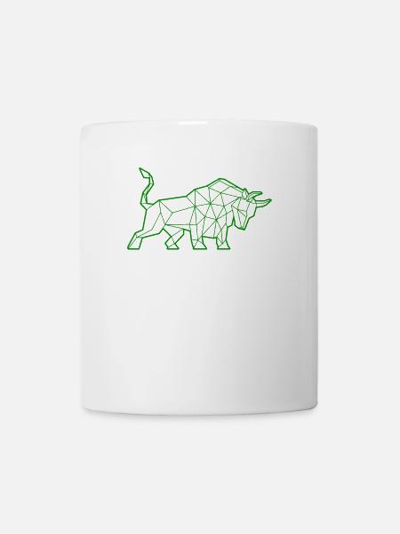 Hausse du marché boursier - Mug blanc - blanc