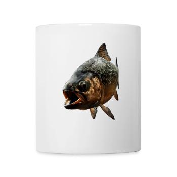 Piranha - Tasse - Weiß - Vorne