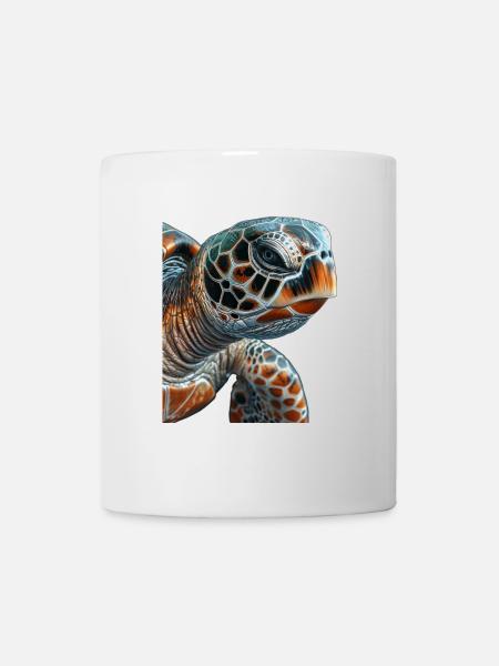 Meeresschildkröte - Tasse - Weiß