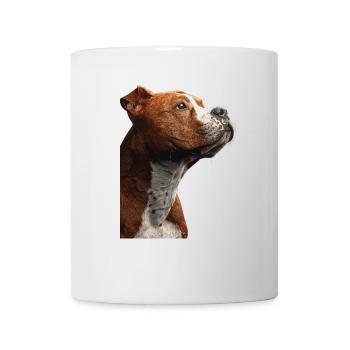 Terrier américain Staffordshire - Mug blanc - blanc - Devant