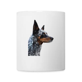Australischer Treibhund - Tasse - Weiß - Vorne
