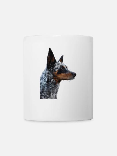 Australischer Treibhund - Tasse - Weiß