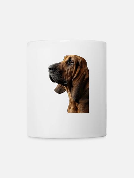 Bluthund - Tasse - Weiß