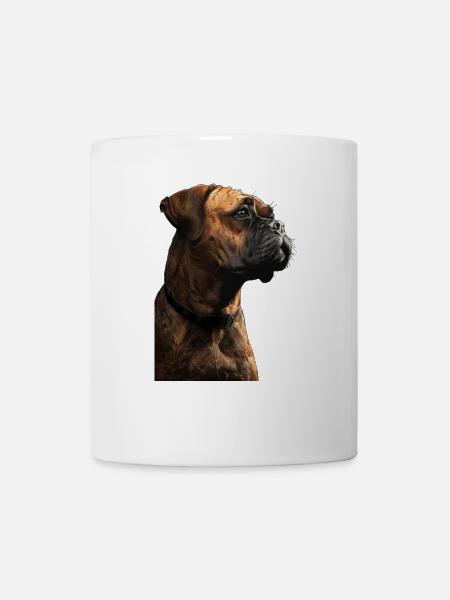 Bullmastiff - Tasse - Weiß