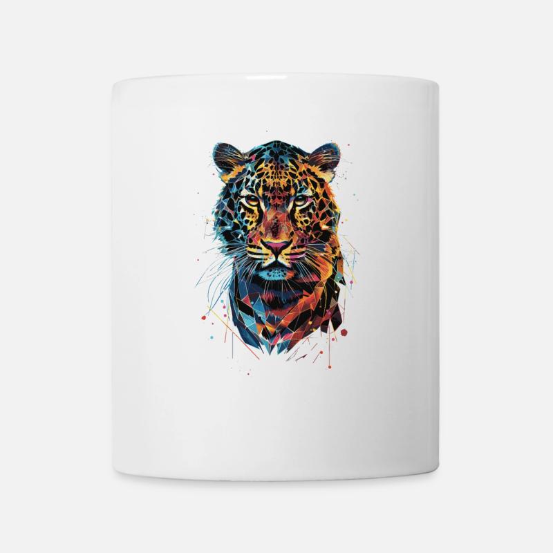 Léopard - Mug blanc - blanc