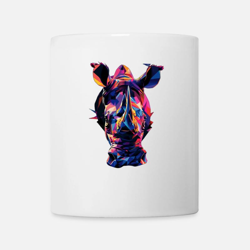 Rhinocéros - Mug blanc - blanc