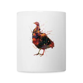 Truthahn - Tasse - Weiß - Vorne