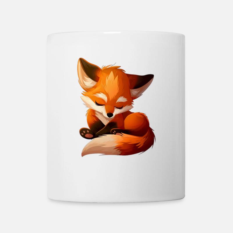 Fuchs - Tasse - Weiß