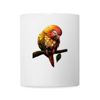 Perroquet - Mug blanc - blanc - Devant