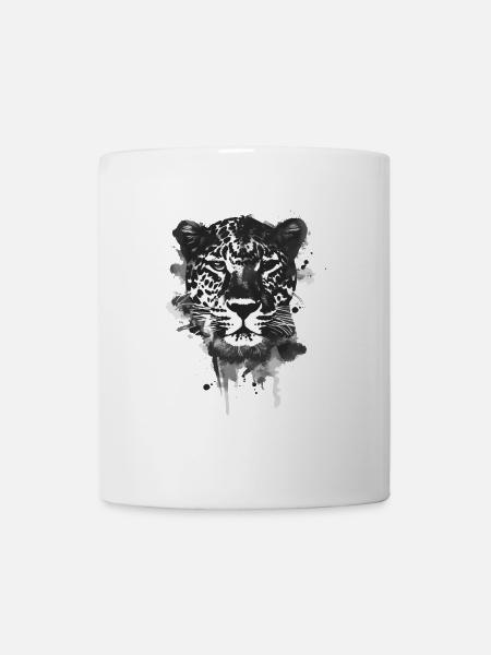Léopard - Mug blanc - blanc