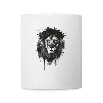 Löwe - Tasse - Weiß - Vorne