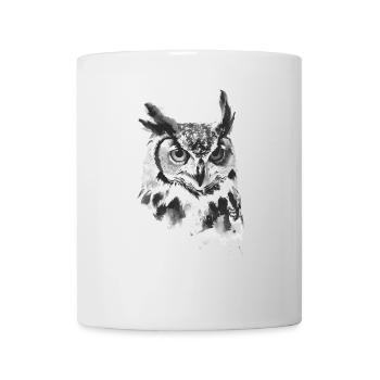 Eule - Tasse - Weiß - Vorne