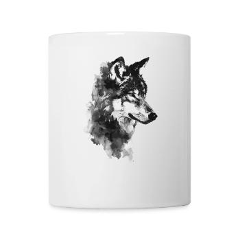 Wolf - Tasse - Weiß - Vorne