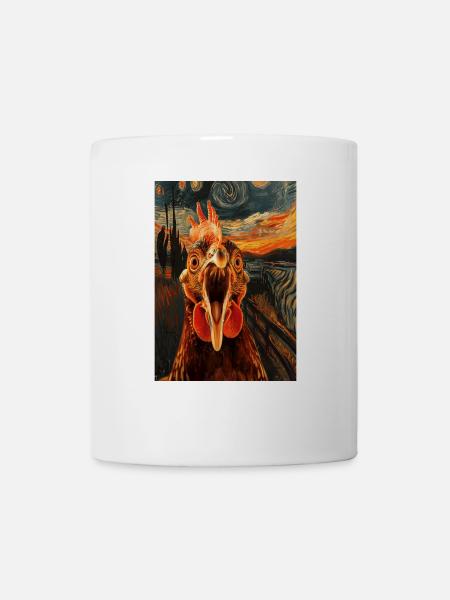 Huhn - Tasse - Weiß