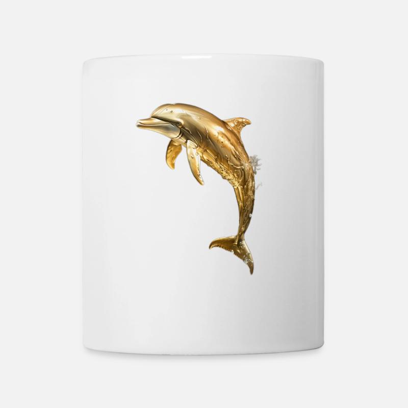 Delphin - Tasse - Weiß
