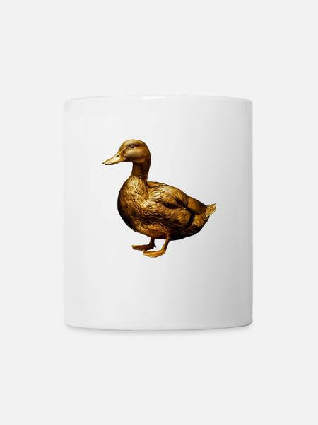 Ente - Tasse - Weiß