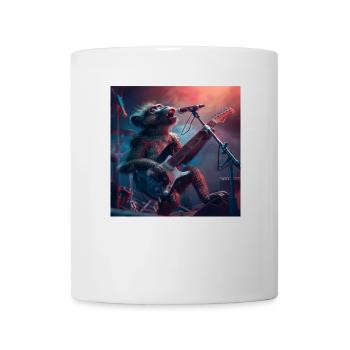 Pavian - Tasse - Weiß - Vorne