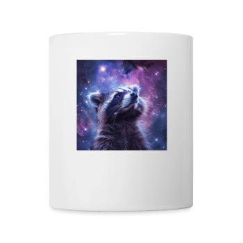 Raton laveur - Mug blanc - blanc - Devant
