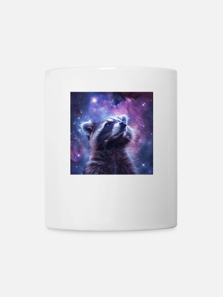 Waschbär - Tasse - Weiß