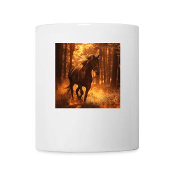 Pferd - Tasse - Weiß - Vorne