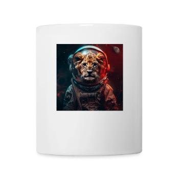 Löwe - Tasse - Weiß - Vorne