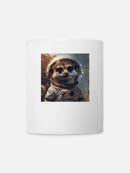 Erdmännchen - Tasse - Weiß